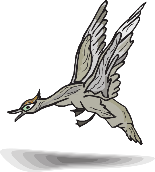 Gray Duck Landing Svg Clip Arts 540 X 600 Px (540x600), Png Download