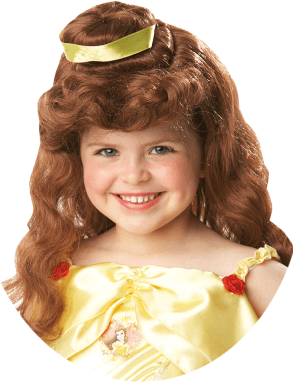 Princess Belle Costume Kids (600x951), Png Download