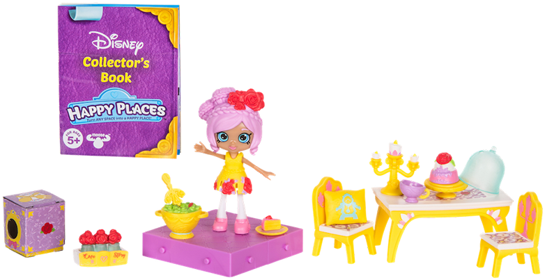 Shopkins Happy Places Disney Belle Dining Theme Pack - Шопкинс Хеппи Плейс Дисней Купить Украина (800x800), Png Download