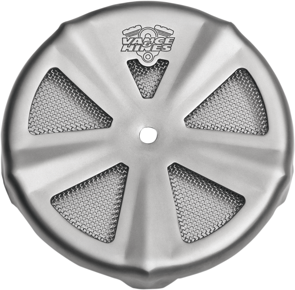 Vance & Hines Chrome Skull Air Cleaner Cover 14 Yamaha - Vance & Hines Skull Cap Vo2 Crown Air Cleaner Insert (974x960), Png Download