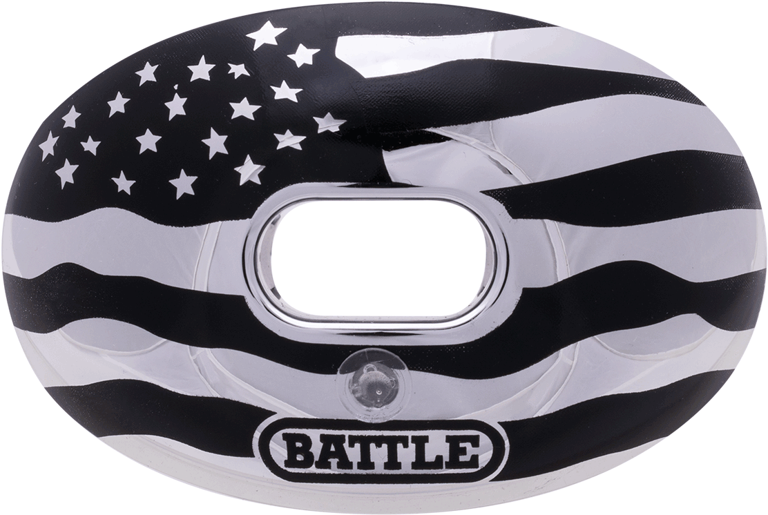 Battle American Flag Mouthguard (1280x1280), Png Download