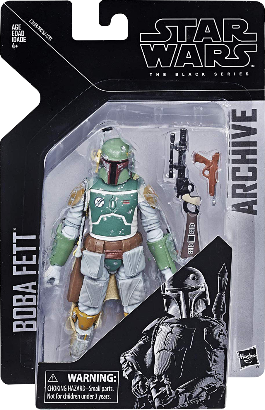 Star Wars Episode V - Black Series Archive Boba Fett (905x1400), Png Download