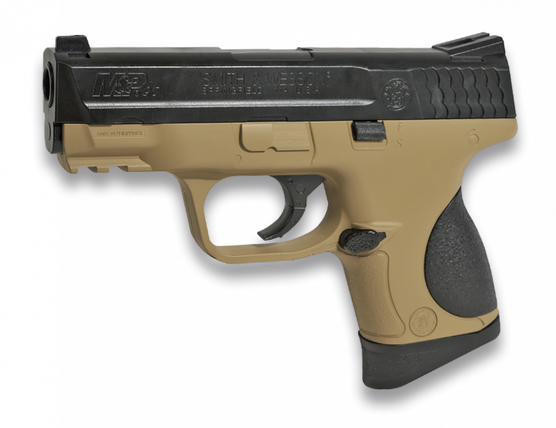Smith & Wesson M&p Con Bb100 - Smith & Wesson M&p 9c Multicolor Airsoft (1140x877), Png Download