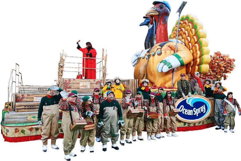 Image The Cranberry Cooperative - Macy Thanksgiving Day Parade Ocean Spray (800x800), Png Download