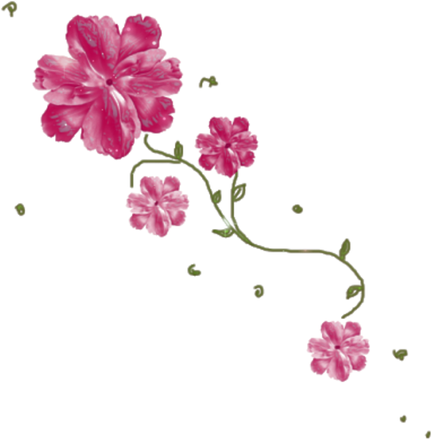 ##flower #flowers #pink #glitter #garden #gardening - Gilliflower (1024x1024), Png Download