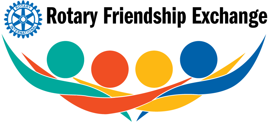 District Friendship Exchange - Rotary Friendship Exchange Logo (889x422), Png Download