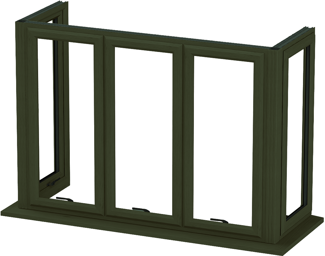 Grey Bay Window (1110x1200), Png Download