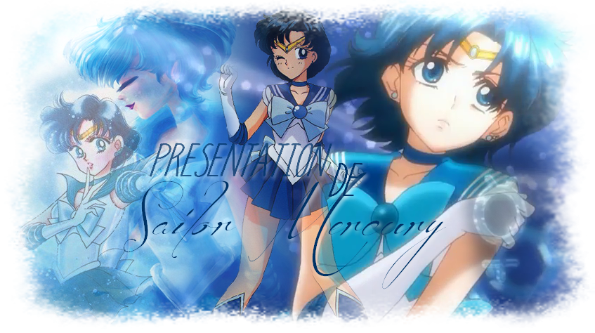 Présentation De Sailor Mercury - Sailor Moon (847x474), Png Download