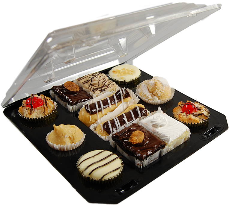 Mini Decadent Desserts 12pk Open Low - Chocolate (880x740), Png Download