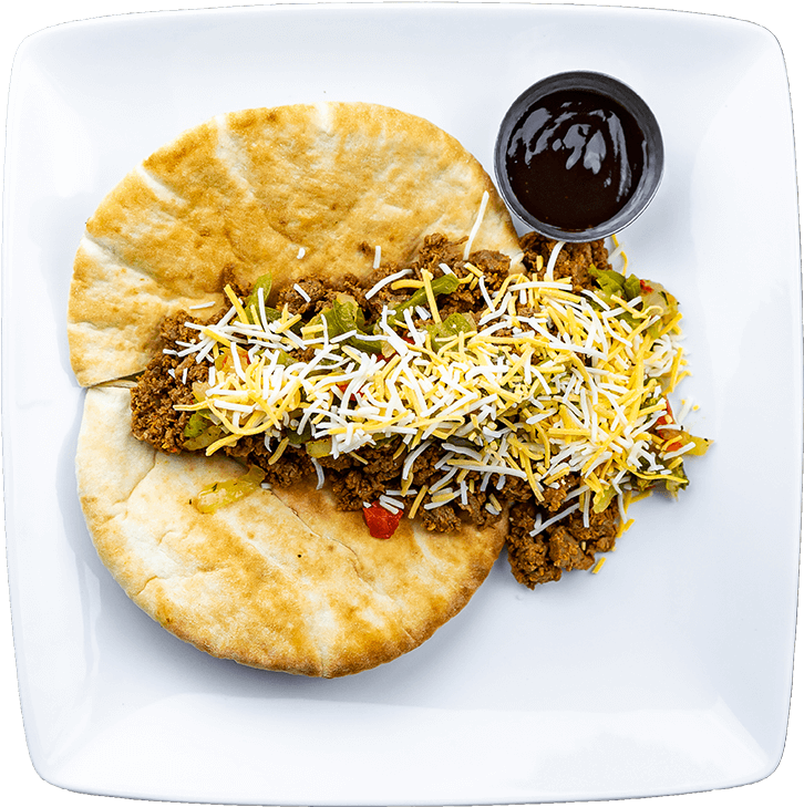 Philly Cheesesteak Pita* - Kasuzuke (800x800), Png Download