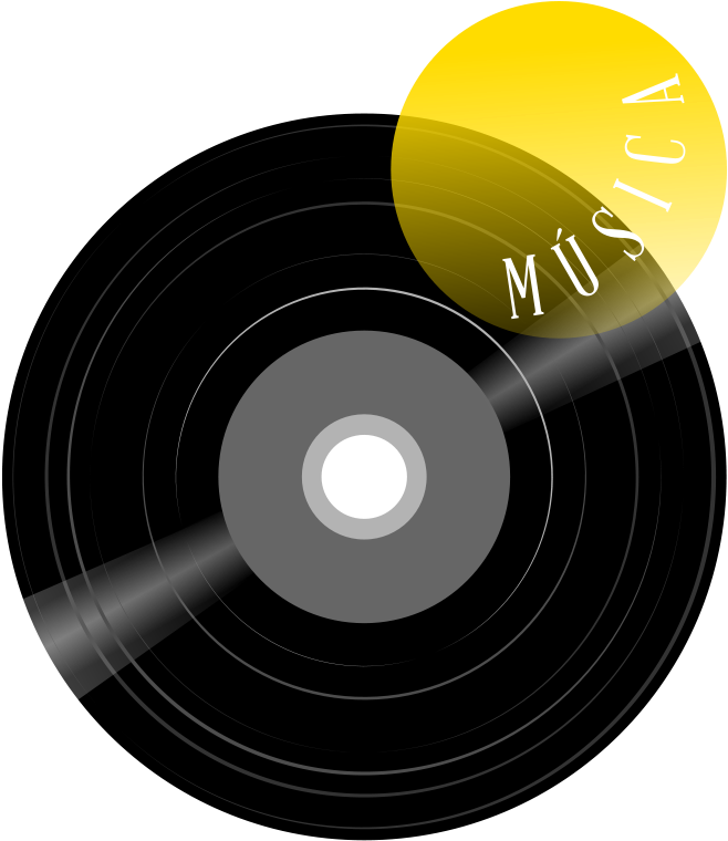 Music Clip Art Download - 80s Music Disk (697x800), Png Download