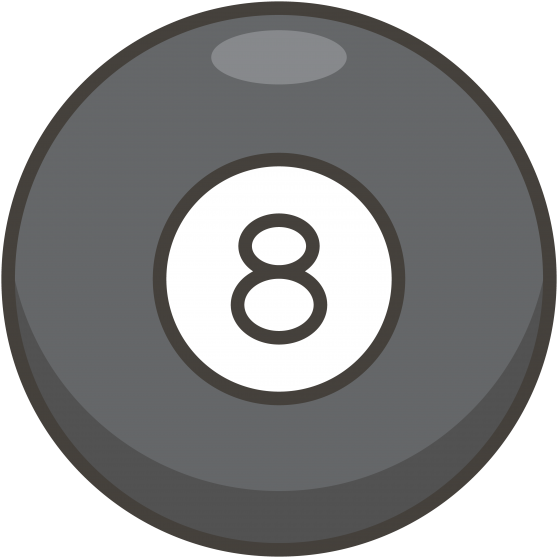 Pool 8 Ball Icon - Pool (866x650), Png Download
