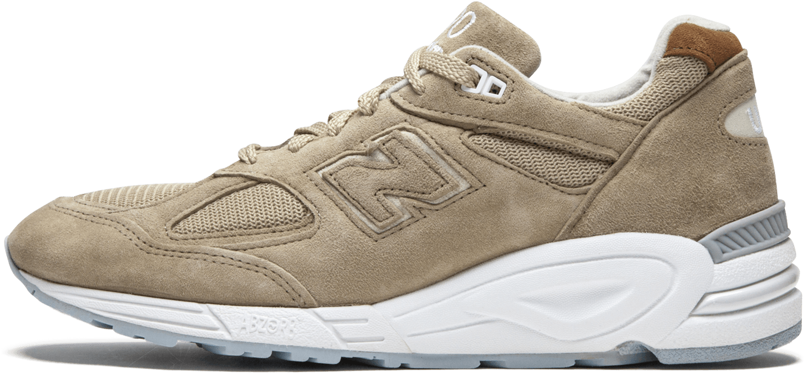 Simple New Balance M990 - Suede (2000x1200), Png Download