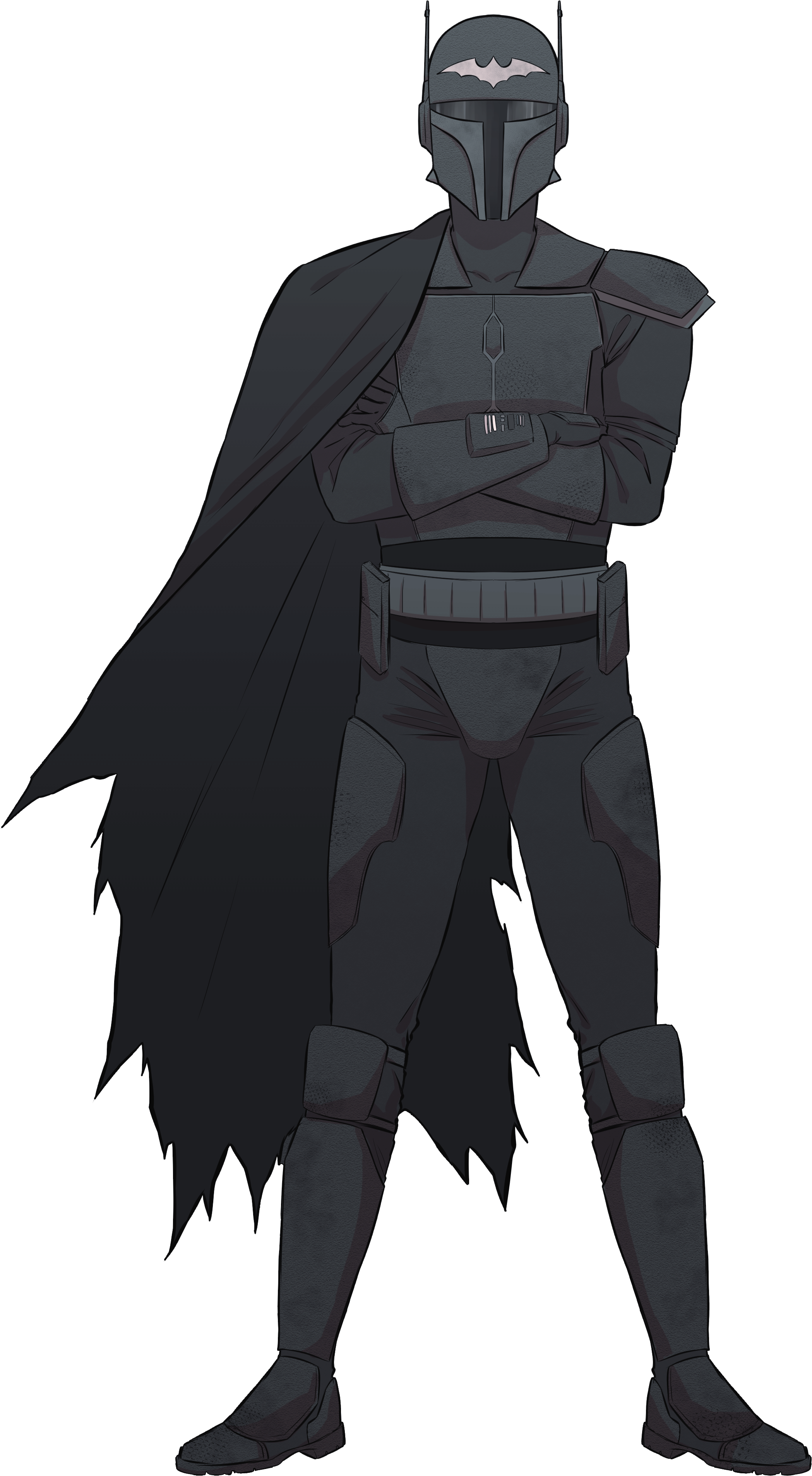Armor Mark Ii Mandalorian Armor - Ropa Ninja (2895x4092), Png Download