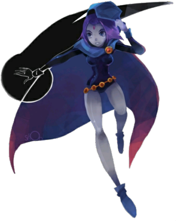 #raven #raven Teen Titans - Raven Als Wonder Woman (1024x1024), Png Download