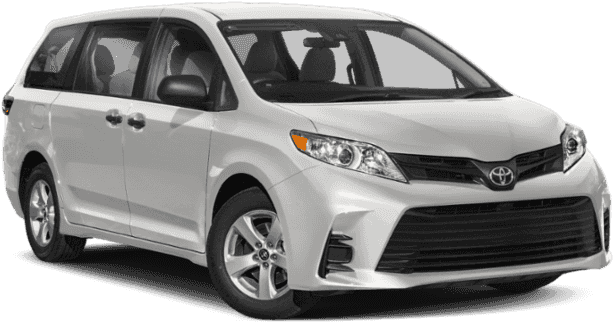 New 2019 Toyota Sienna L 7 Passenger - Toyota Sienna 2019 Black (640x480), Png Download