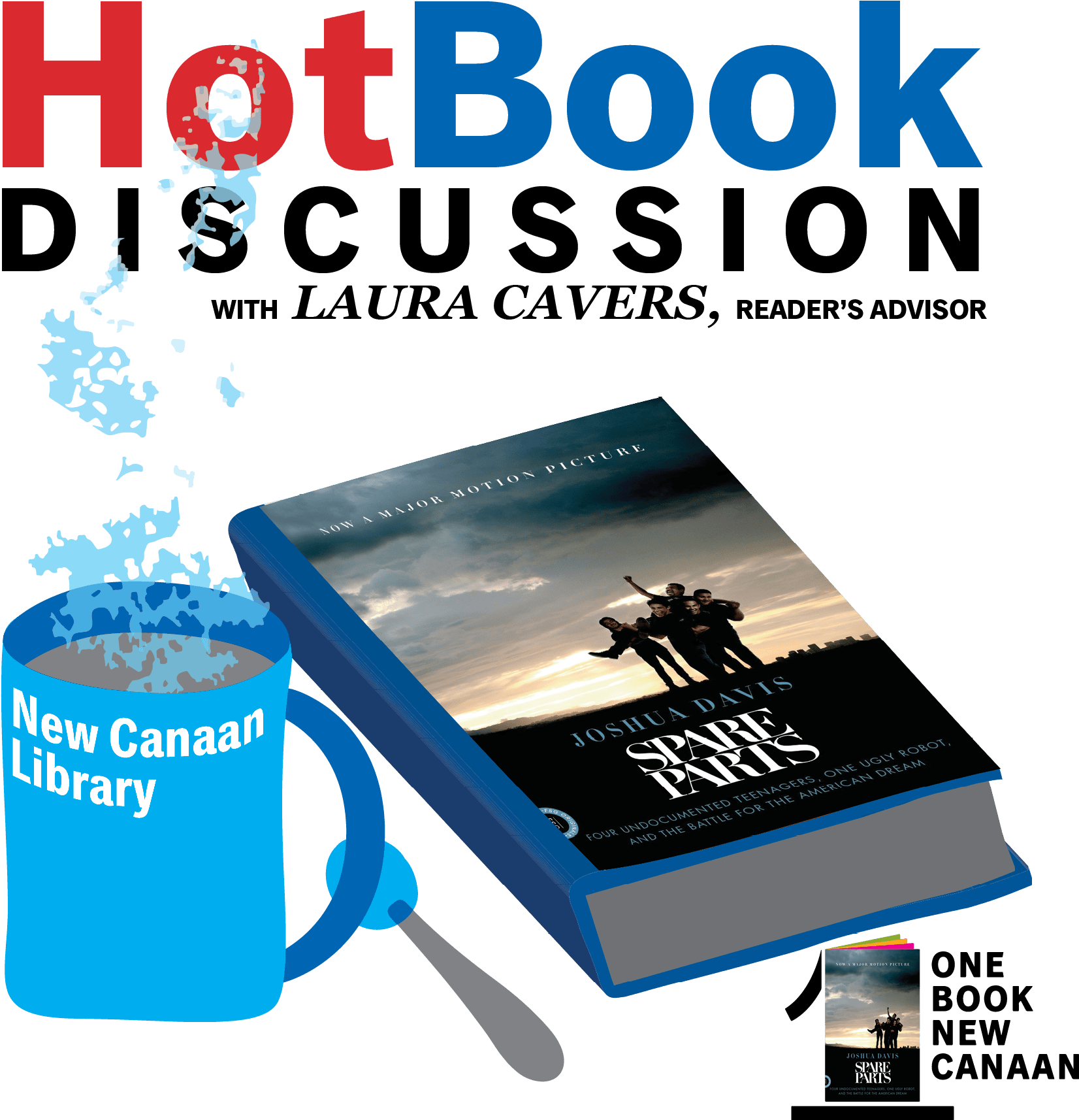 One Book New Canaan 2019 Book Discussion - Gadget (1800x1800), Png Download