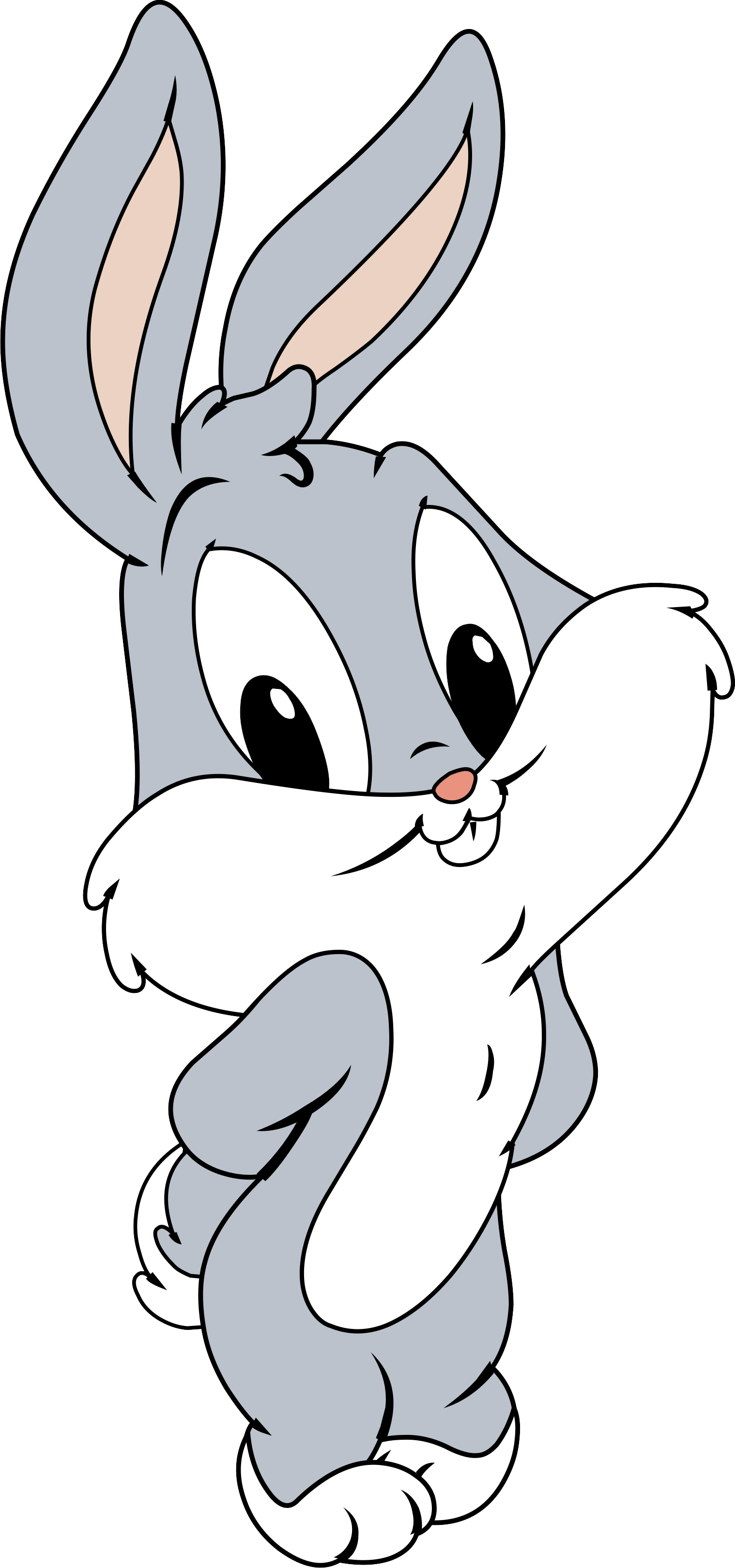 27 2011 Photoshop - Pernalonga Baby Looney Tunes (1518x3239), Png Download