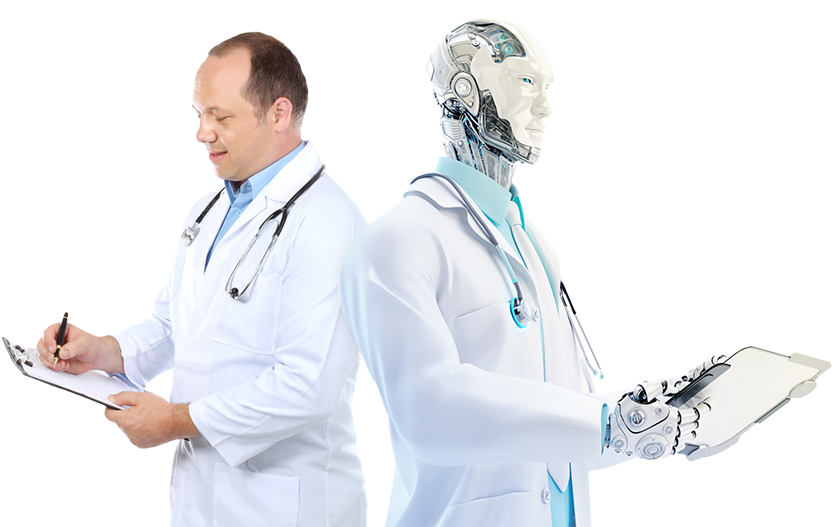 Doctor And Robot - Official (937x545), Png Download