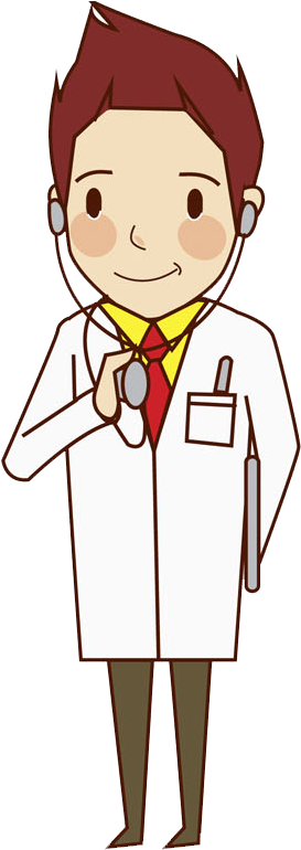 Svg Black And White Stock Physician Cartoon Clip Art - Profession Cartoon Doctor (600x780), Png Download