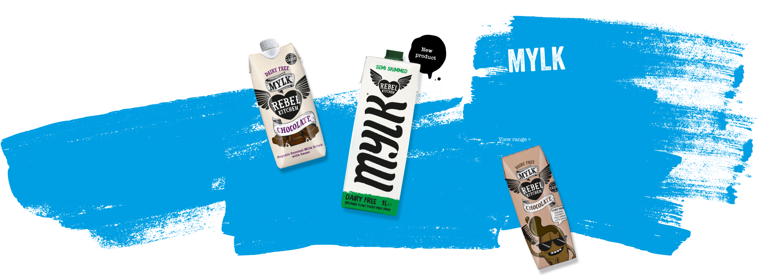 Dairy Free Organic Coconut Milk Drinks - Caffeinated Drink (2600x973), Png Download