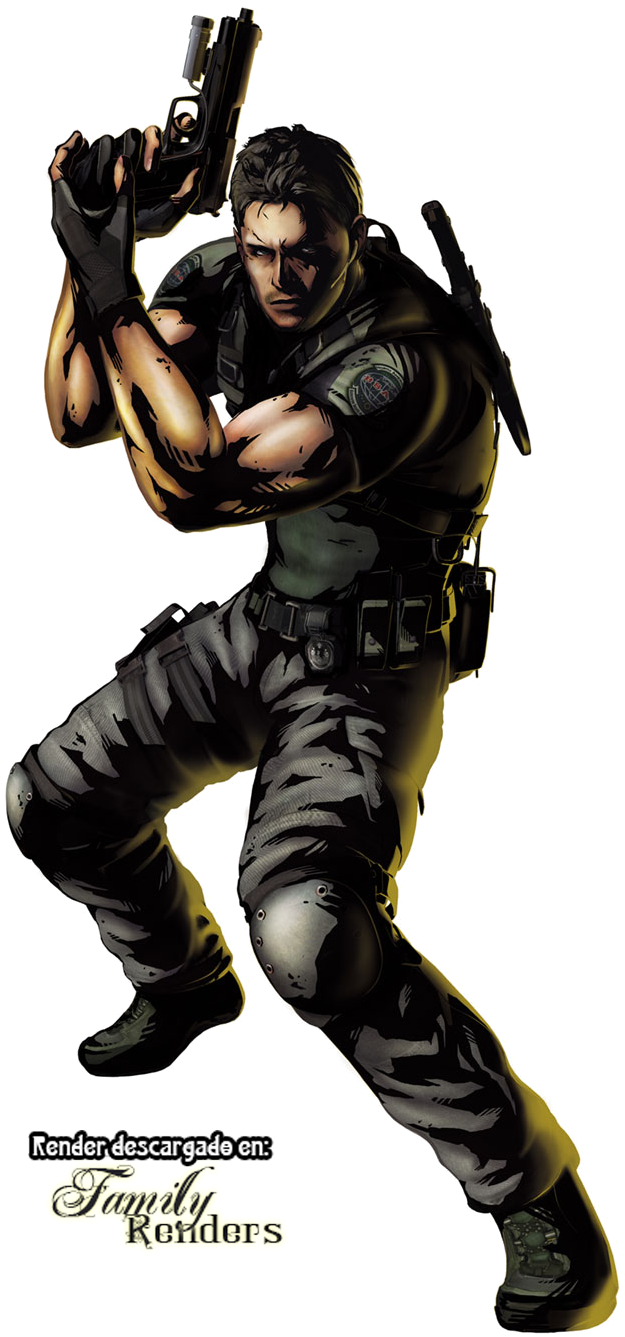 Chris Redfield Marvel Vs Capcom (700x1350), Png Download