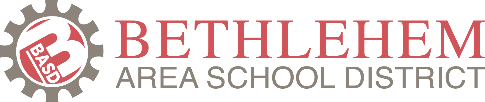 Bethlehem Area School District - New Basd Logo (1698x359), Png Download