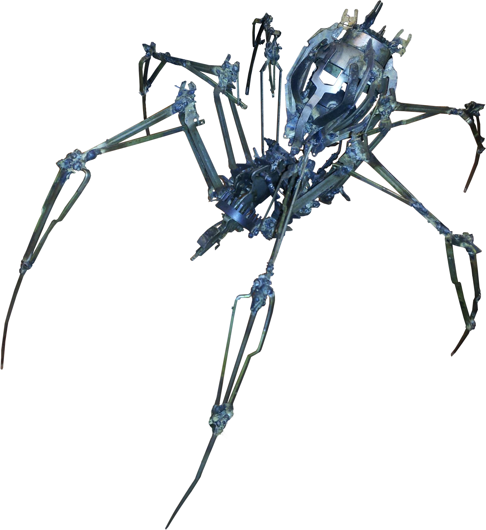 Metal Robot Spider [1808 X 1844] - Araneus Cavaticus (1808x1844), Png Download