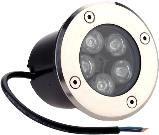 Led Ground Burial Light - Led Ground Burial (603x518), Png Download