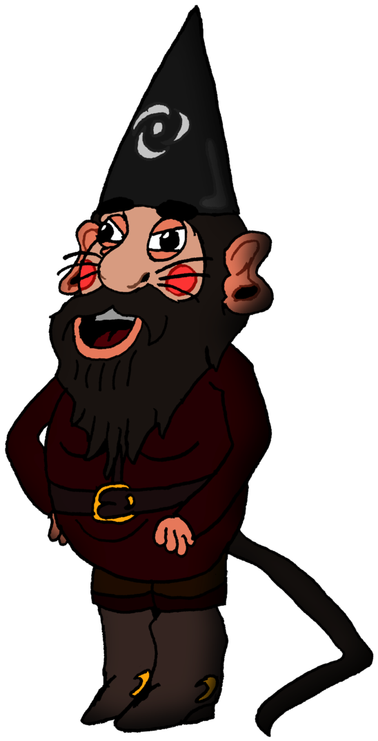 The Rat Hybrid - Rat Gnome (713x1120), Png Download