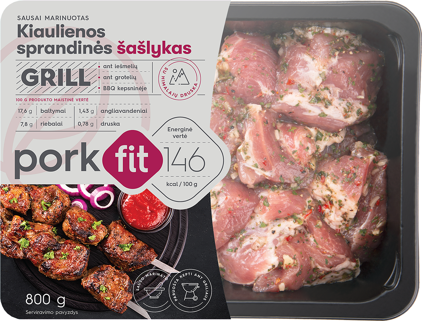 Saslykai Pork Fit 1555485616 - Goat Meat (1920x1080), Png Download
