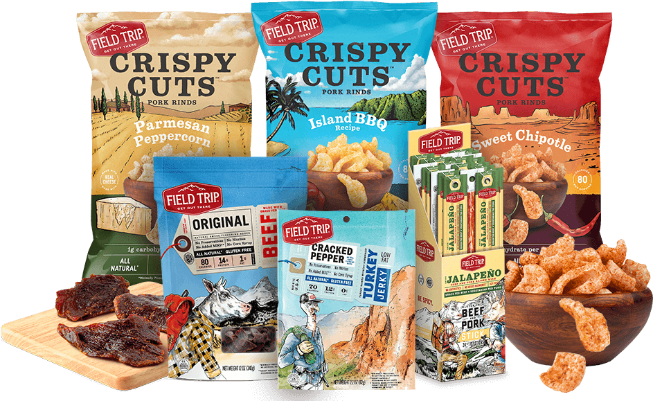 Introducing Crispy Cut Pork Rinds - Convenience Food (971x600), Png Download