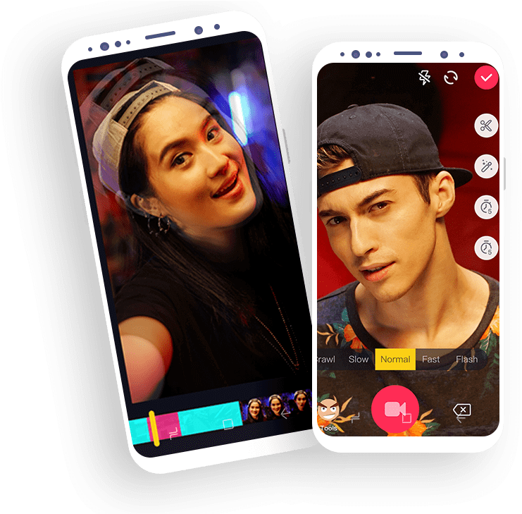 Tik-tok App Development - Tik Tok User Interface (751x728), Png Download