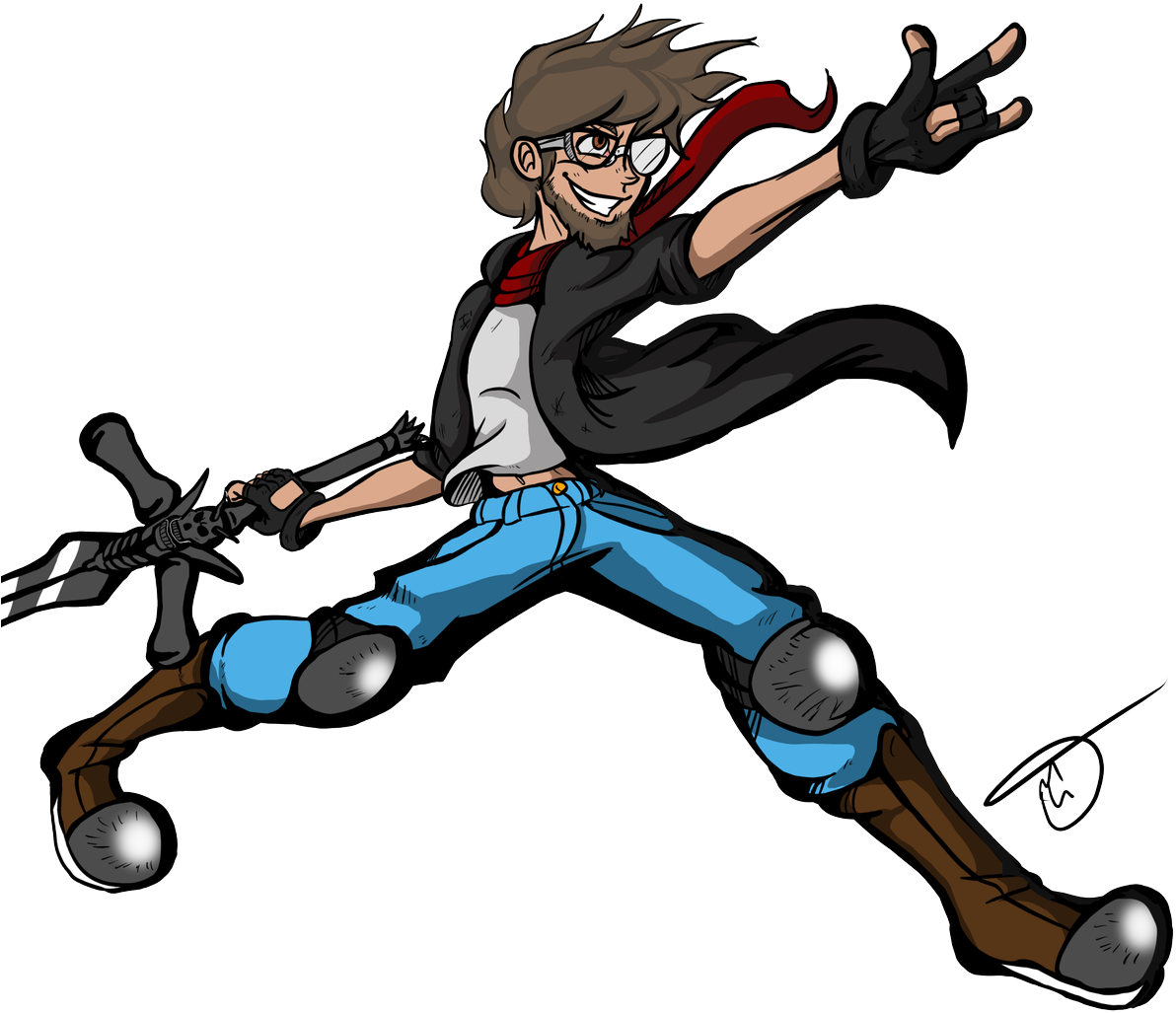 Vash The Shell Bullet ✈ On Twitter - Cartoon (1200x1200), Png Download