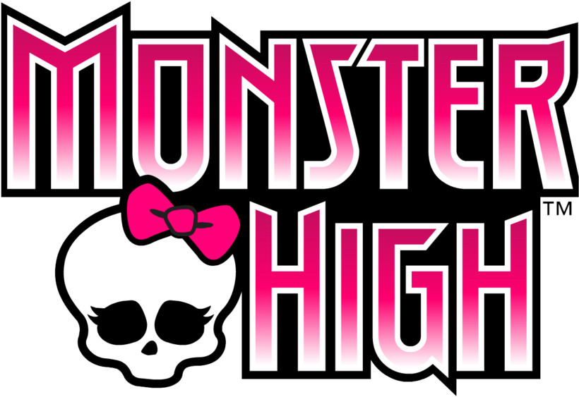 Peluche Del Logo De Monster High - Monster High Dolls Logo (900x644), Png Download