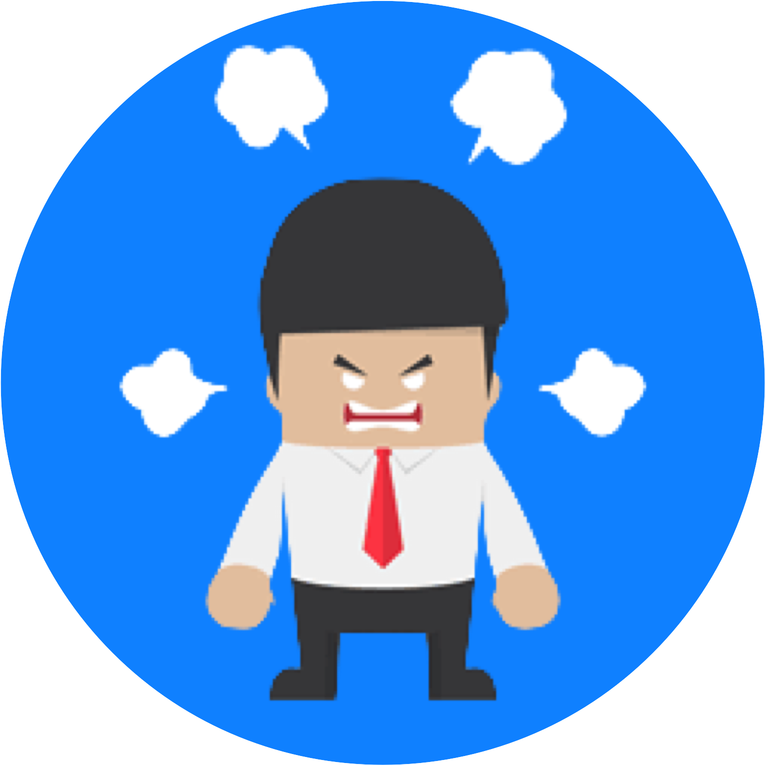 Irritable Icon - Irritable Clipart (1594x1581), Png Download