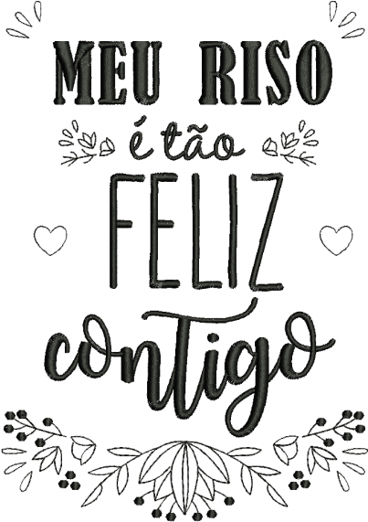 Meu Riso É Tão Feliz Contigo - Desenhos Preto E Branco (570x570), Png Download