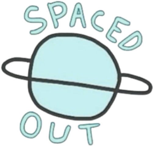 Space Sky Background Tumblr Doddle Black White (1024x1024), Png Download