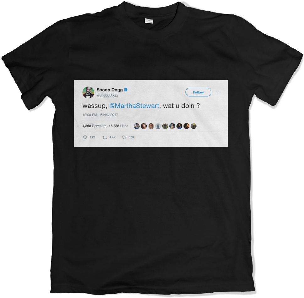 "wassup @marthastewart" - Trump Witch Hunt T Shirts (1190x1200), Png Download