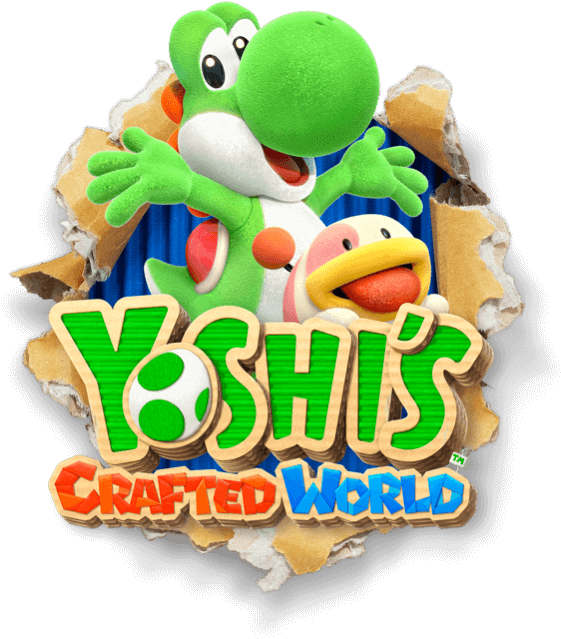 Yoshi's Crafted World Game Logo - Yoshi's Crafted World (577x644), Png Download