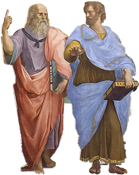 #schoolofathens #plato #aristotle #freetoedit - Raphael Plato Aristotle School Athens (476x596), Png Download