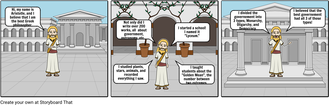 Most Important Greek Philosopher - Cartoon (1164x385), Png Download