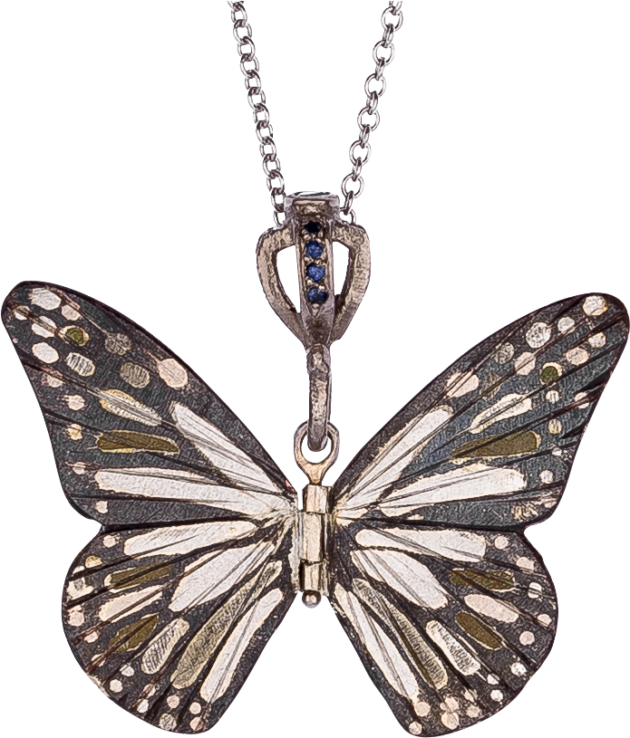 The Monarch White - Locket (913x913), Png Download