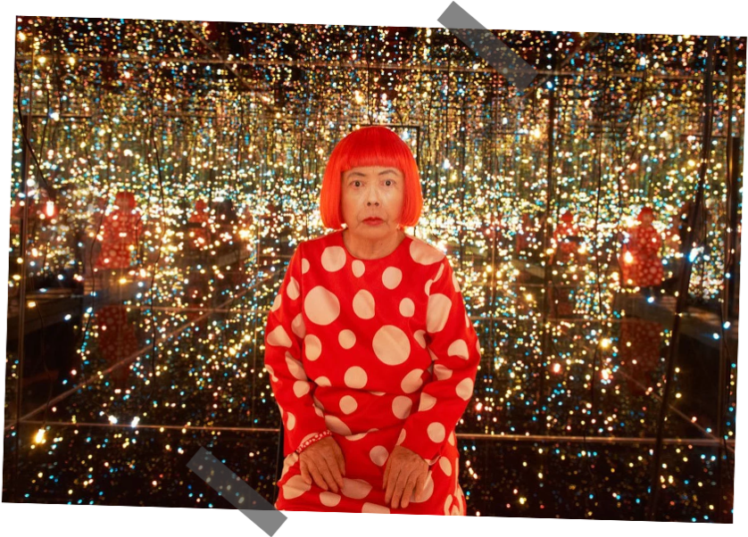 12 5 2016 1 - Yayoi Kusama Dots Quote (1024x601), Png Download