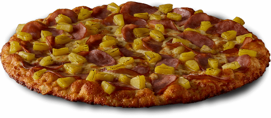 Hawaiian - California-style Pizza (929x405), Png Download
