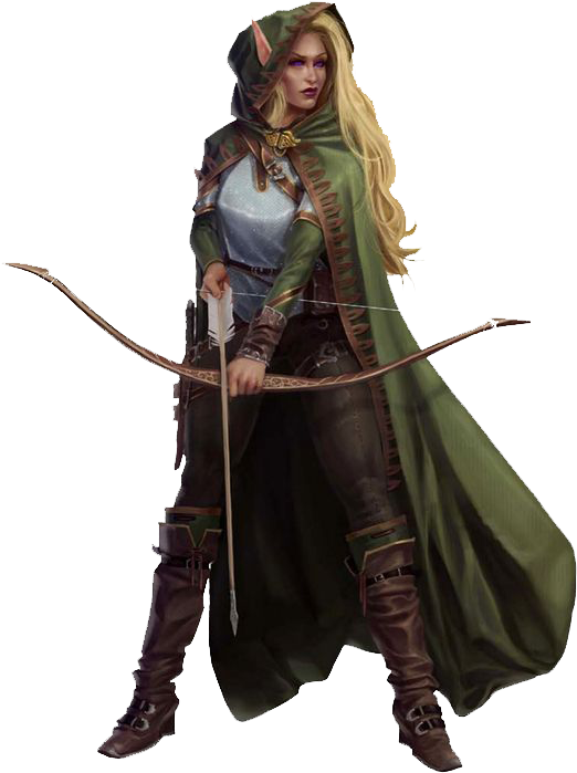 Aragorn Drawing Lotr Ranger - Wood Elf Ranger Female (564x782), Png Download