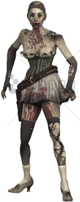 Free Png Zombie Png Png Image With Transparent Background - Red Dead Redemption Female Zombie (480x960), Png Download