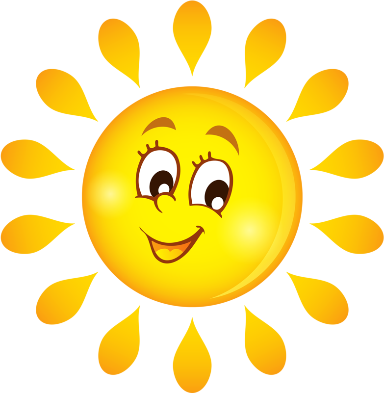 Фото, Автор Soloveika На Яндекс - Happy Sun Transparent Background (790x800), Png Download