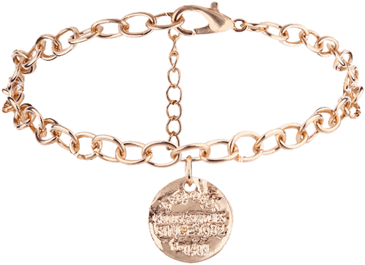 Cadena Bling Bling Png - Bracelet (558x744), Png Download
