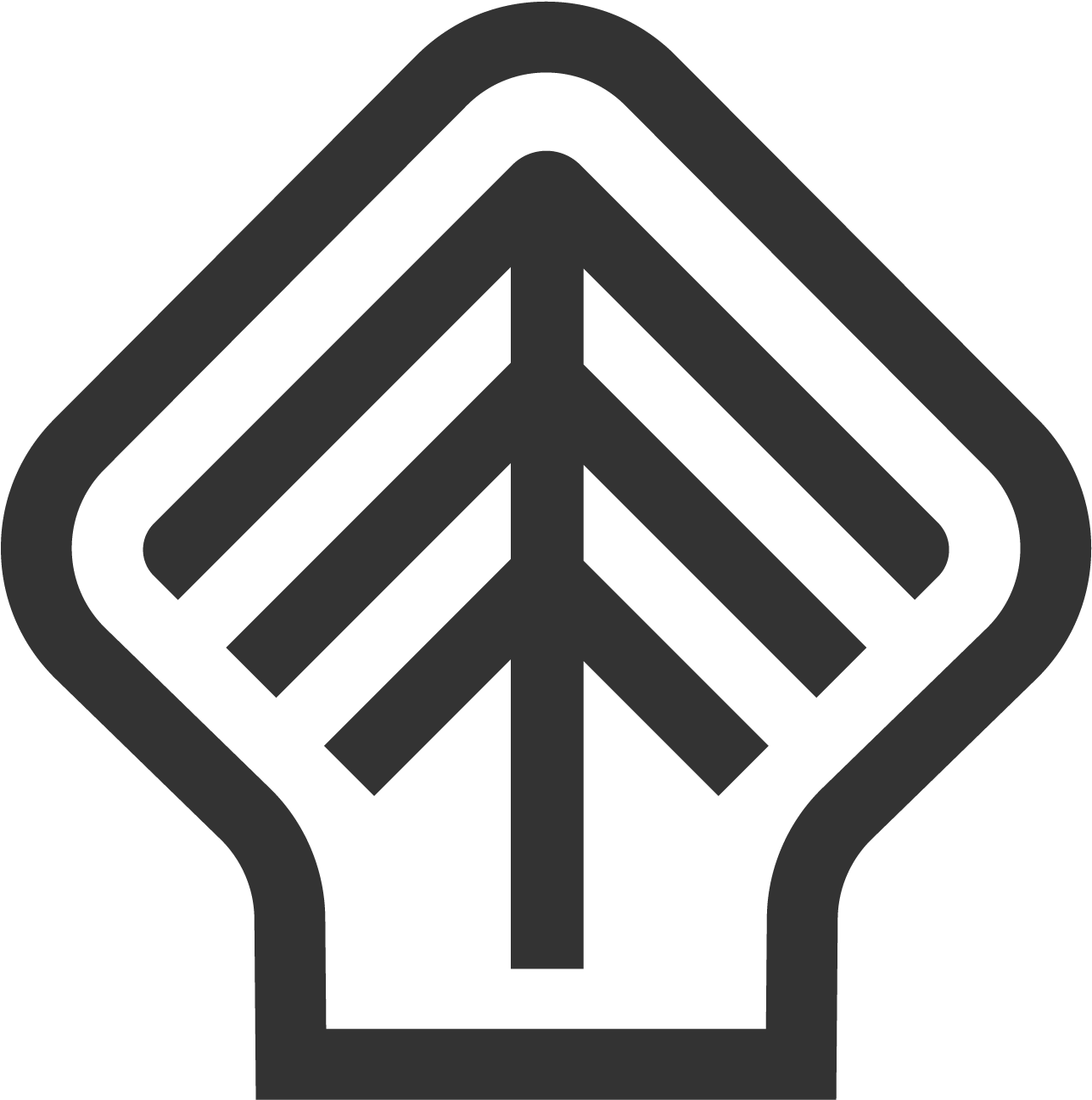 Treehouse Logo Final Thumbnail Black - Emblem (1801x1801), Png Download